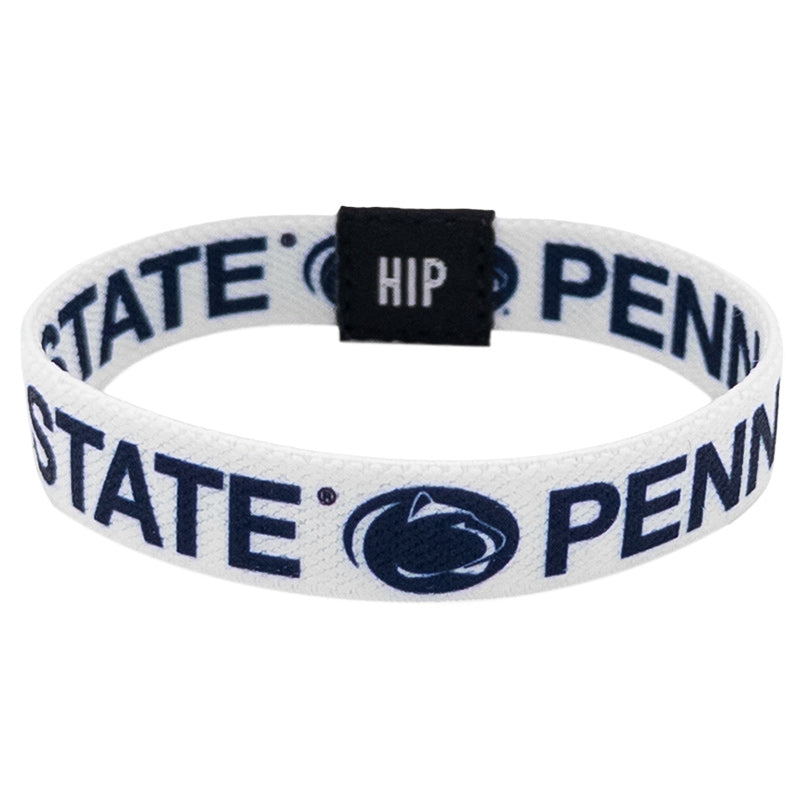 Penn State White Bracelet/Hair Tie