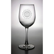 Penn State Seal Crystal Wine Glass