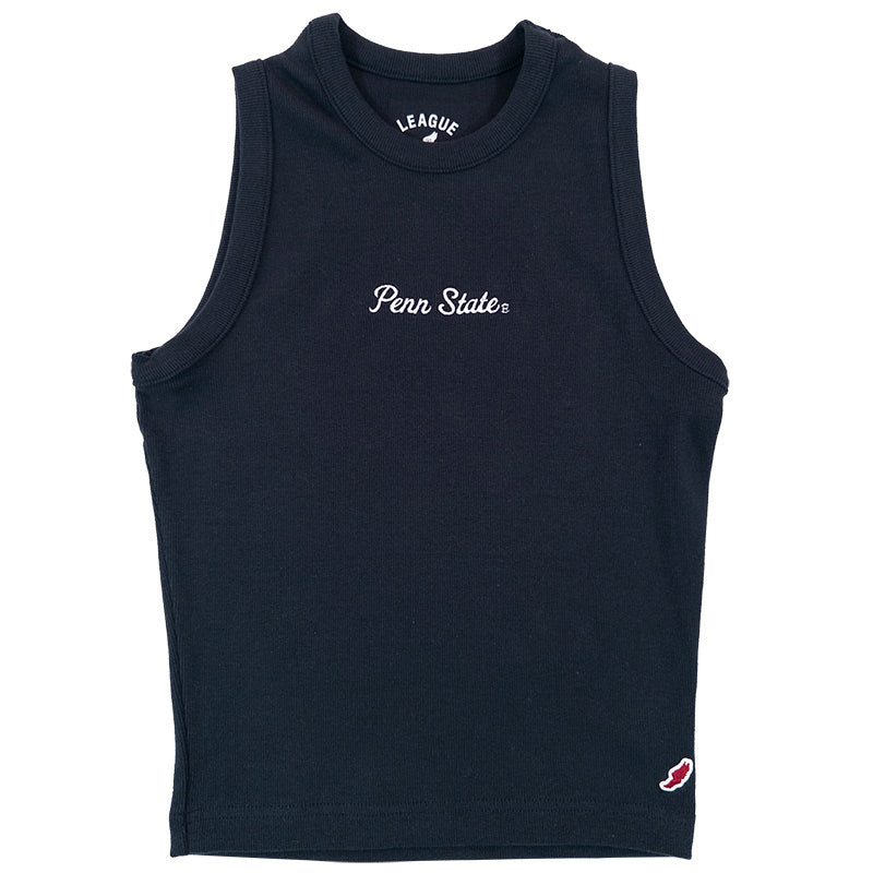 League Ladies Retro Ribbed Tank Top