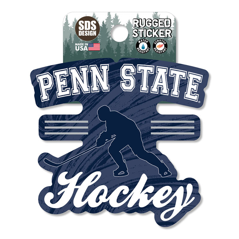 Penn State Hockey Player Rugged Sticker