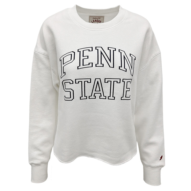 League Ladies Reverse Fleece Crew