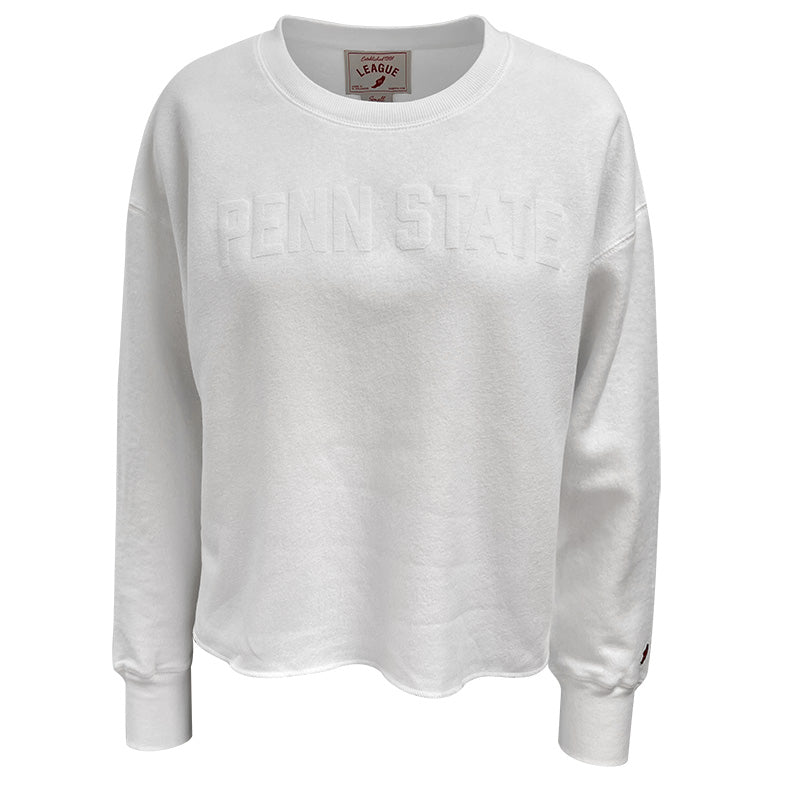 Sale - League Ladies Reverse Fleece Crew