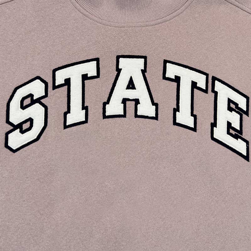 League Ladies Mock Neck Pink STATE Crew