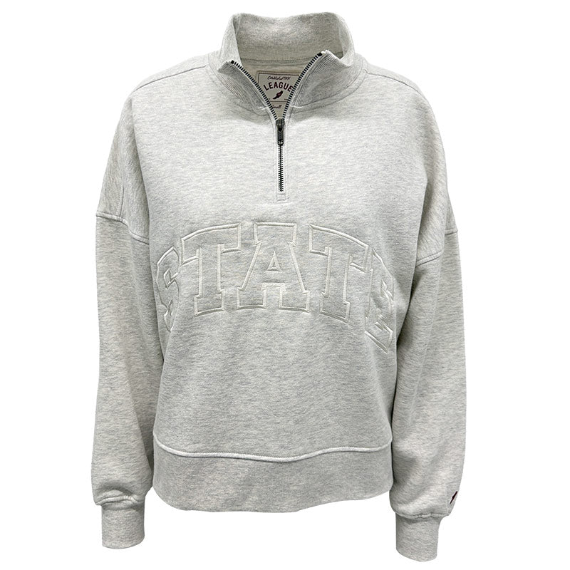 League Ladies State Diana 1/4 Zip Mock