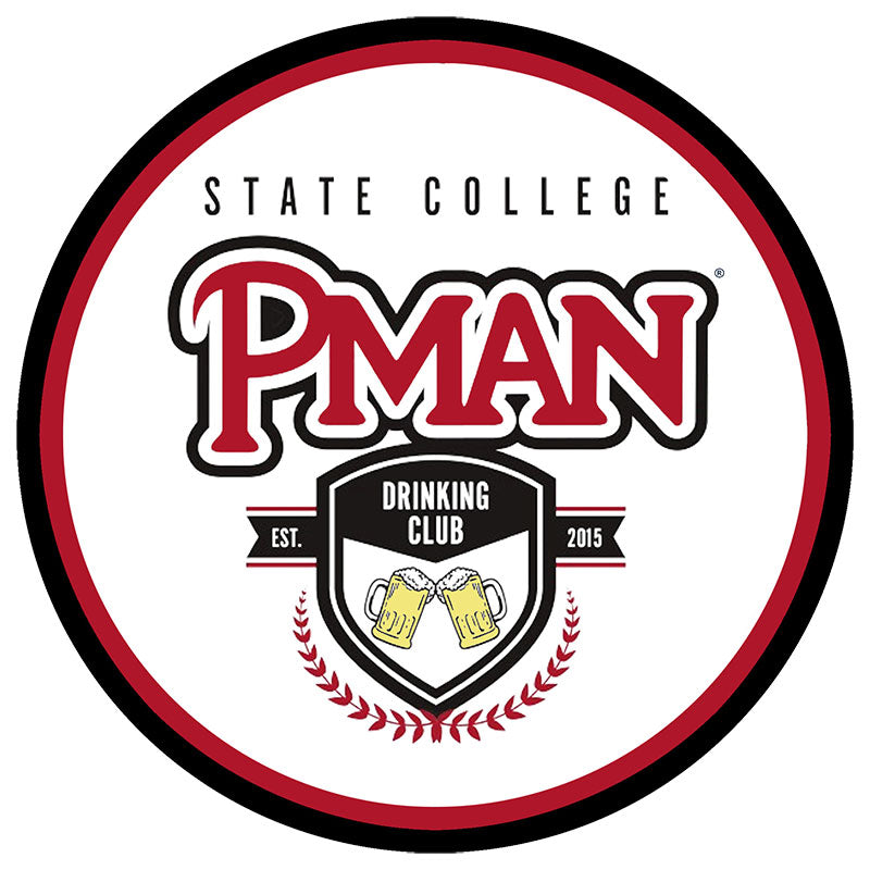 P-Man Wood Shield Sign