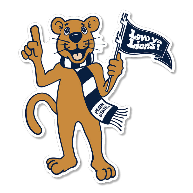 Lions Pride Love Ya Lions Mascot Magnet