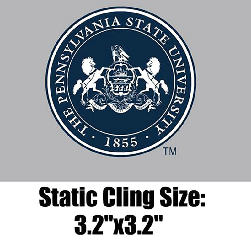 3.2" University Seal Static Sticker