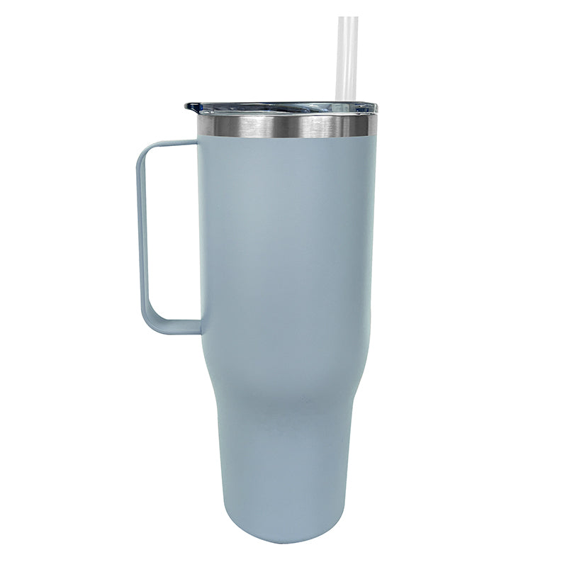 40oz Tumbler with Handle - Clear Lid