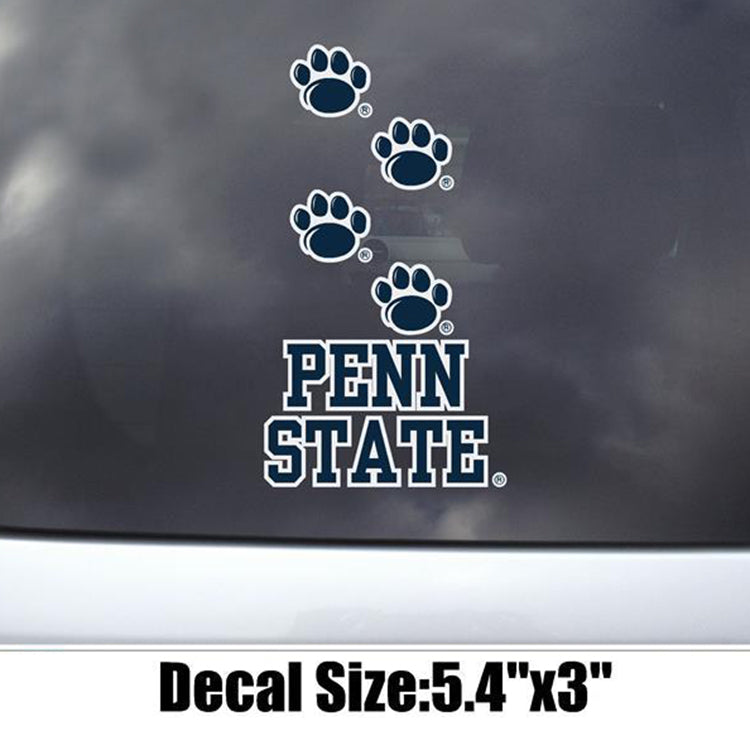 Paws Over Penn State Decal Sticker