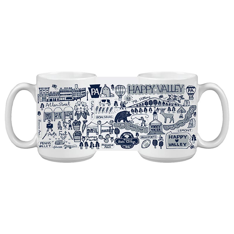 Julia Gash Happy Valley Grande Mug