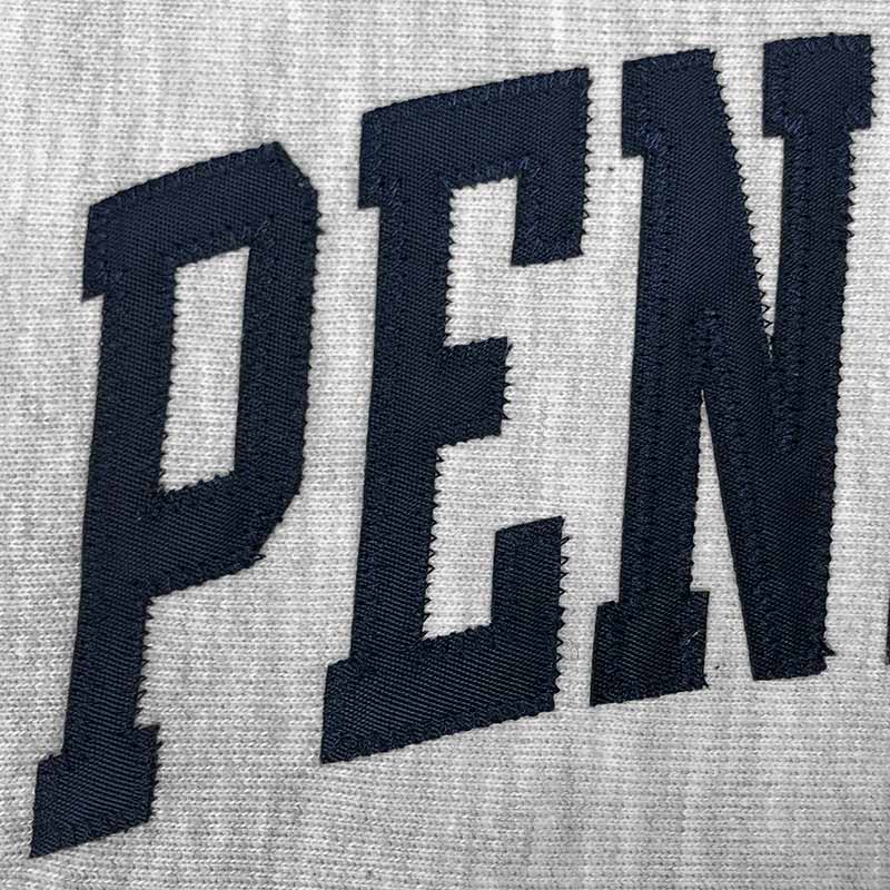 Champion Reverse Weave Heavyweight Twill Letter Crewneck Sweatshirt
