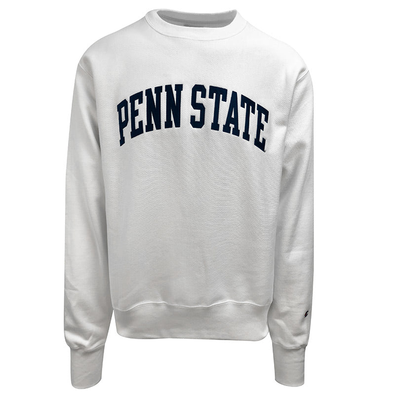Champion Reverse Weave Heavyweight Twill Letter Crewneck Sweatshirt