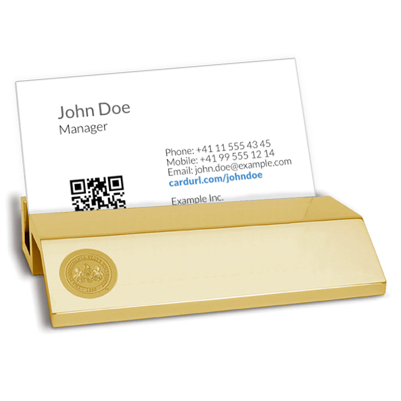 CSI Penn State Seal Desktop Business Card Holder