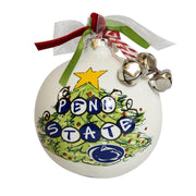 Ceramic Holiday Ball Tree Ornament