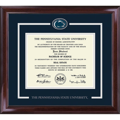 Lion Spirit Encore Penn State Diploma Frame