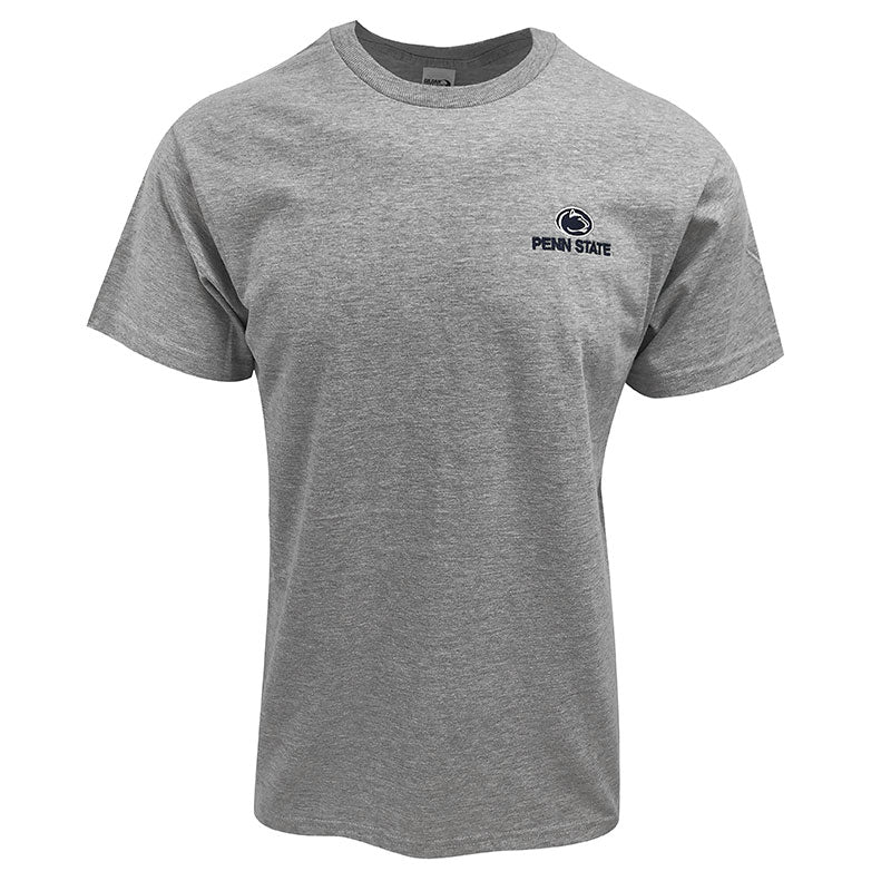 Left Chest Embroidered Cotton T-Shirt