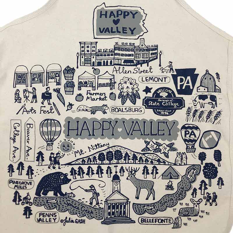 Julia Gash Happy Valley Canvas Apron