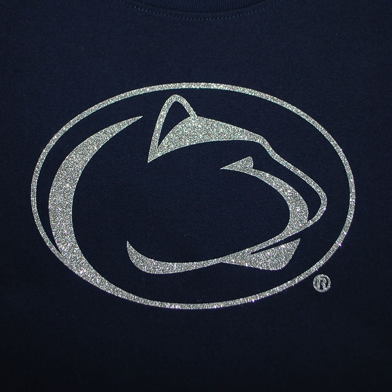 Ladies Glitter Nittany Lion Long Sleeve T-Shirt