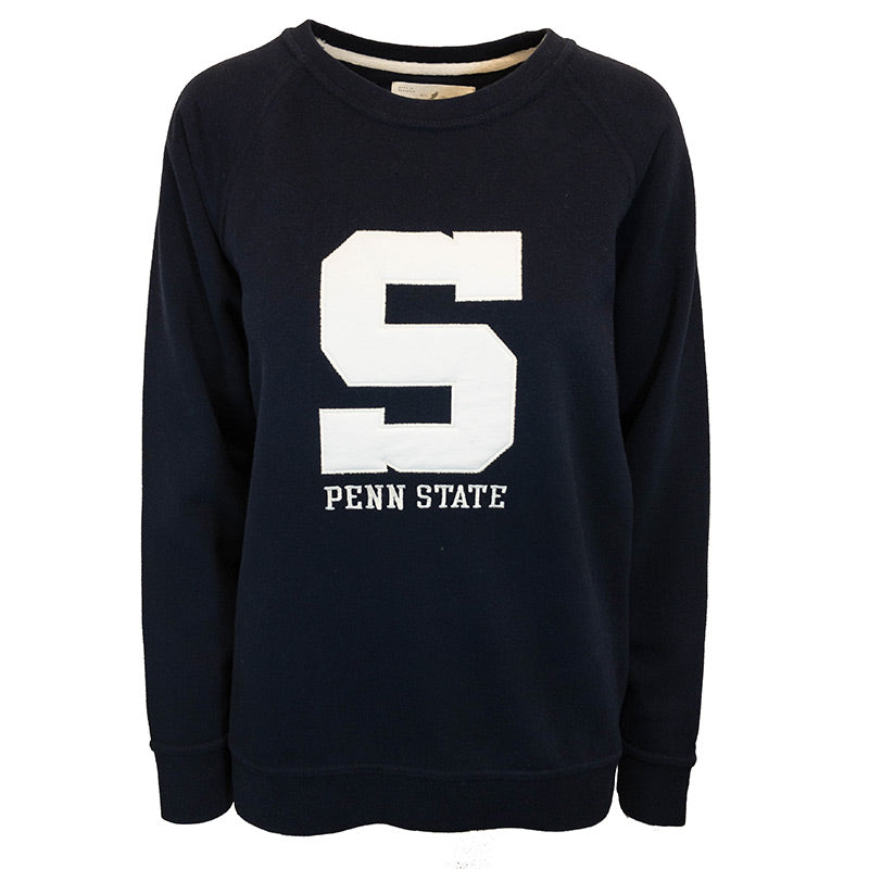 Sale - League Ladies Academy Varsity S Embroidered Crew