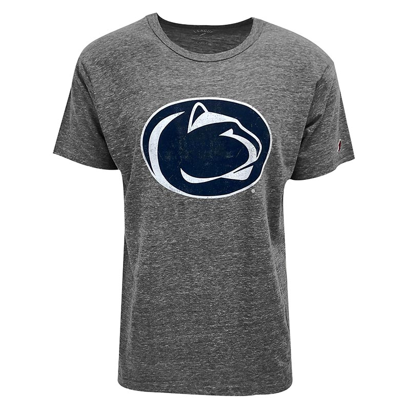 League Nittany Lion Head Gray Tri Blend T-Shirt