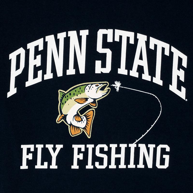 Penn State Fly Fishing T-Shirt Navy / XL