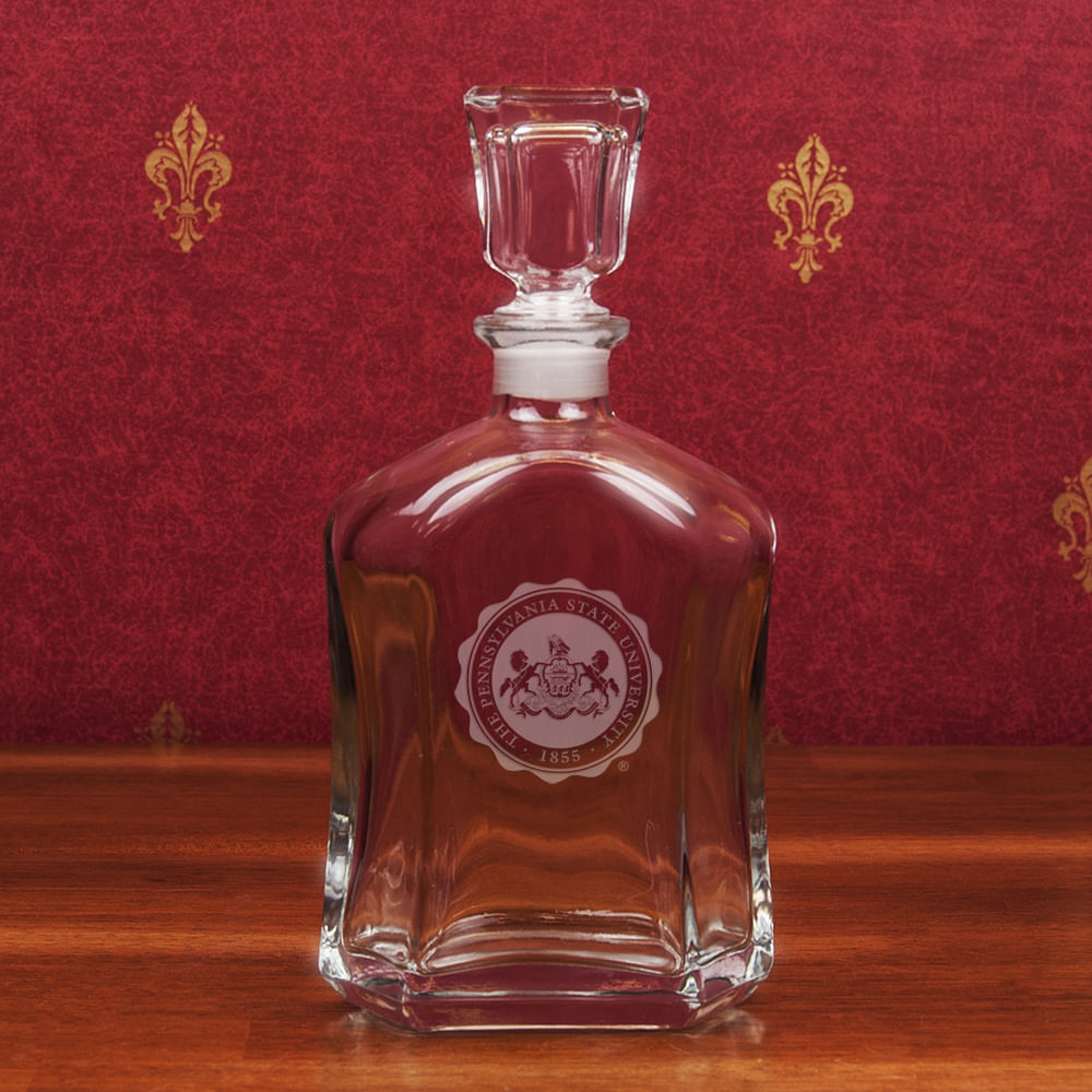 Penn State Seal Whiskey Decanter