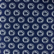 Silk Repeating Lion Head logo Necktie